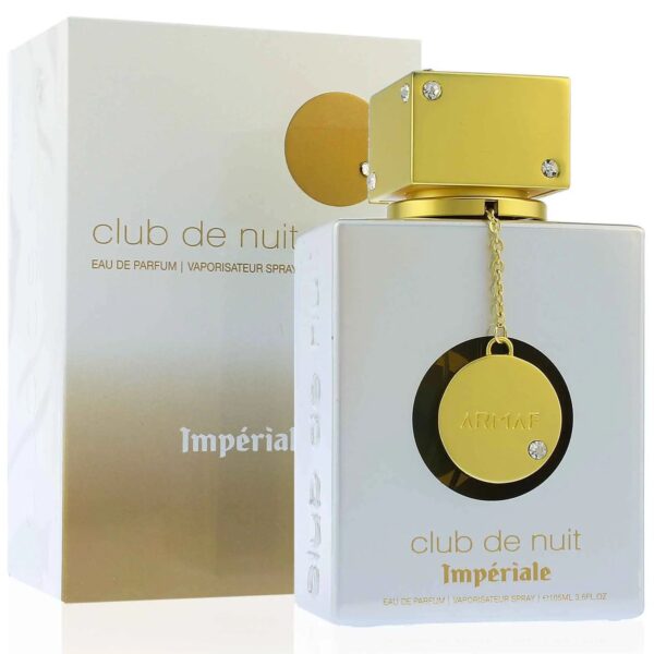 Armaf Club de Nuit Imperiale 105ml frasco con caja perfume árabe mujer floral amaderado lichi rosa turca vainilla