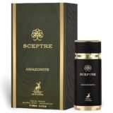 Maison Alhambra Sceptre Amazonite 100ml frasco con caja perfume árabe unisex amaderado especiado oud ahumado