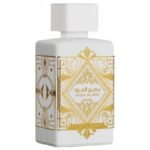 Perfume Lattafa Bade'e Al Oud Honor & Glory 100ml frasco árabe unisex gourmand especiado piña vainilla canela
