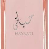 Perfume Lattafa Hayaati Florence 100ml frasco árabe mujer floral frutal lichi pomelo rosa melocotón y vainilla