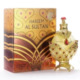 Khadlaj Hareem al Sultan Gold aceite 35ml frasco con caja perfume árabe unisex sin alcohol floral afrutado piña