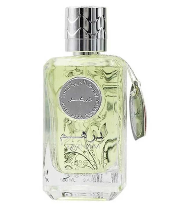 Perfume Ard Al Zaafaran Dirham Silver 100ml frasco árabe unisex floral aromático amaderado bergamota rosa jazmín sándalo