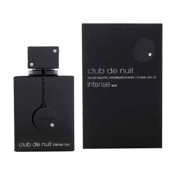 Armaf Club de Nuit Intense Man CDNIM 105ml frasco con caja perfume árabe hombre amaderado especiado piña abedul