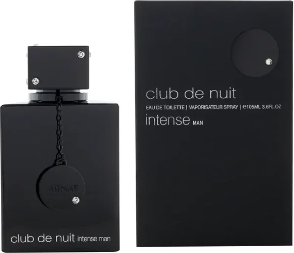 Armaf Club de Nuit Intense Man CDNIM 105ml frasco con caja perfume árabe hombre amaderado especiado piña abedul
