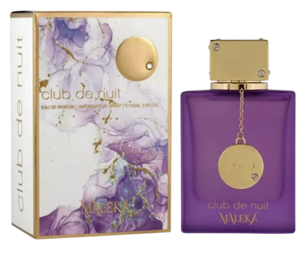 Armaf Club de Nuit Maleka 105ml frasco con caja perfume árabe mujer floral frutal litchi iris praliné sándalo