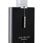 Frasco del perfume Armaf Club de Nuit Precieux I Extrait de Parfum 55 ml con diseño oscuro y detalles dorados
