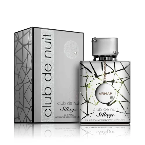 Armaf Club de Nuit Sillage 105ml - Frasco y caja Armaf Club de Nuit Sillage 105ml frasco con caja perfume árabe unisex amaderado fresco bergamota rosa y ambroxan