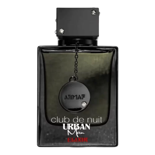 Perfume Armaf Club de Nuit Urban Man Elixir 105ml frasco árabe hombre ámbar especiado bergamota lavanda vetiver ambroxan