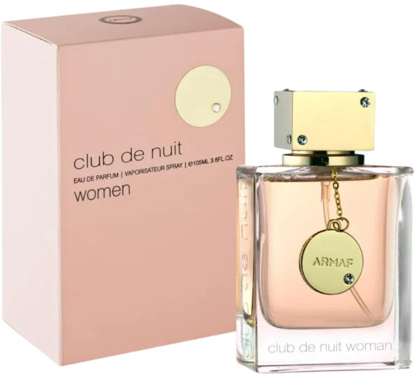 Armaf Club de Nuit Woman 105ml frasco con caja perfume árabe mujer floral cítrico pomelo lichi geranio vainilla