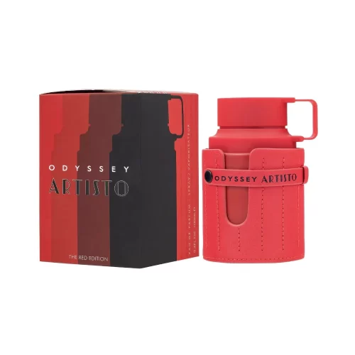 Armaf Odyssey Artisto 100ml frasco con caja perfume árabe unisex amaderado aromático coco canela vainilla