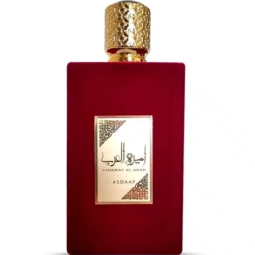 Perfume Asdaaf Ameerat Al Arab 100ml frasco árabe mujer floral cítricos almizcle blanco jazmín oud