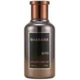 Perfume Bharara King 100ml frasco hombre cítrico frutal naranja limón bergamota notas frutales vainilla ámbar