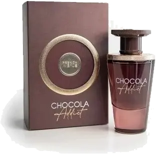 French Avenue Chocola Addict 100ml - Frasco y caja French Avenue Chocola Addict 100ml frasco con caja perfume árabe unisex gourmand chocolate cuero incienso mirra