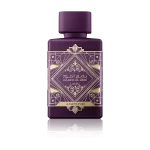 Perfume Lattafa Bade'e Al Oud Amethyst 100ml frasco árabe unisex oriental amaderado rosa oud ámbar vainilla