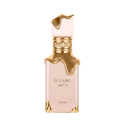 Lattafa Eclaire 100ml - Frasco Perfume Lattafa Eclaire 100ml frasco árabe femenino gourmand lácteo caramelo leche vainilla praliné miel