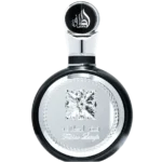 Perfume Lattafa Fakhar Black 100ml frasco árabe hombre aromático amaderado manzana bergamota lavanda tonka cedro
