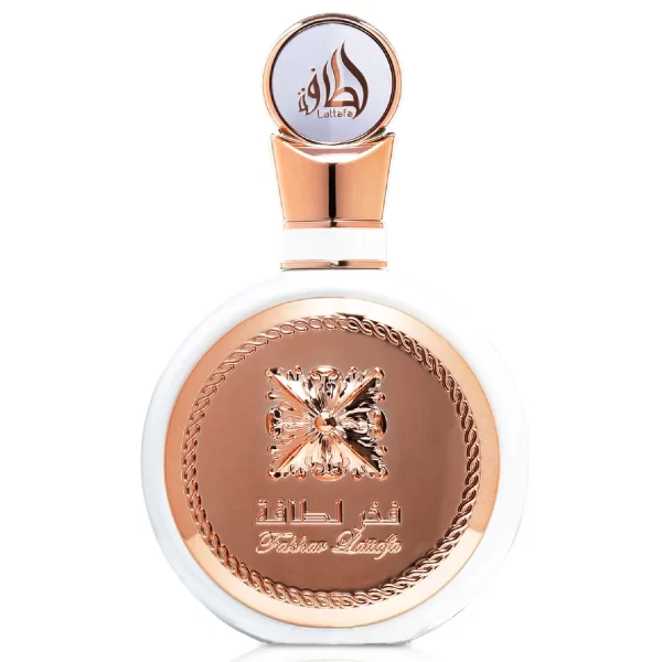 Perfume Lattafa Fakhar Rose 100ml frasco árabe femenino floral afrutado tuberosa jazmín rosa granada vainilla sándalo