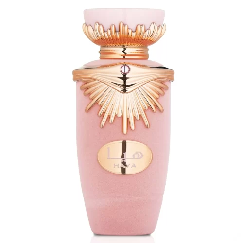 Lattafa Haya 100ml - Frasco Perfume Lattafa Haya 100ml frasco árabe femenino floral afrutado champán fresa gardenia jazmín sándalo ámbar