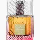 Perfume Lattafa Khamrah Dukhan 100ml frasco árabe masculino oriental especiado ahumado tabaco incienso praliné