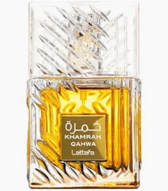 Lattafa Khamrah Qahwa 100ml - Frasco Perfume Lattafa Khamrah Qahwa 100ml frasco árabe unisex oriental gourmand café canela praliné vainilla