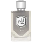 Perfume Lattafa Liam Grey 100ml frasco árabe unisex cremoso amaderado higo cardamomo té negro sándalo vainilla