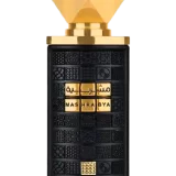 Perfume Lattafa Mashrabya 100ml frasco árabe unisex oriental gourmand manzana shisha tabaco dátiles caramelo