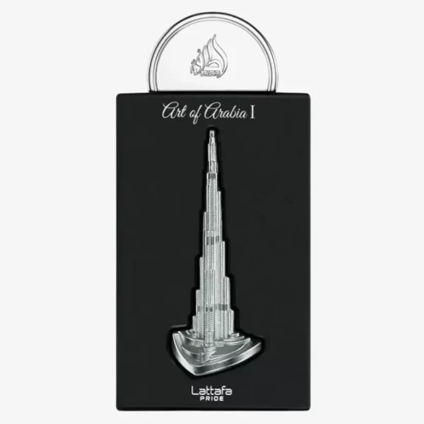 Perfume Lattafa Pride Art of Arabia I 100ml frasco árabe unisex cítrico aromático bergamota menta té negro ambroxan