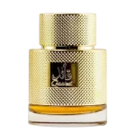 Perfume Lattafa Qaa'ed 100ml frasco árabe unisex oriental ámbar especiado canela azafrán oud cuero vainilla