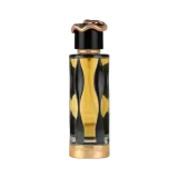 Frasco del perfume árabe Lattafa Teriaq Intense Eau de Parfum 100 ml con tapón serpiente dorado