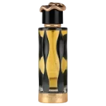 Frasco del perfume árabe Lattafa Teriaq Intense Eau de Parfum 100 ml con tapón serpiente dorado