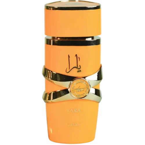 Perfume Lattafa Yara Tous 100ml frasco árabe mujer floral afrutado mango coco maracuyá jazmín vainilla