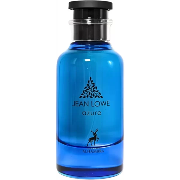 Perfume Maison Alhambra Jean Lowe Azure 100ml frasco árabe unisex ambarado afrutado mandarina bergamota naranja jengibre