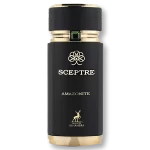 Perfume Maison Alhambra Sceptre Amazonite 100ml frasco árabe unisex amaderado especiado oud azafrán canela ahumado