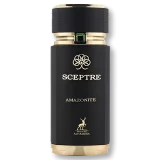 Perfume Maison Alhambra Sceptre Amazonite 100ml frasco árabe unisex amaderado especiado oud azafrán canela ahumado