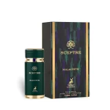 Maison Alhambra Sceptre Malachite 100ml frasco con caja perfume árabe unisex aromático fresco amaderado