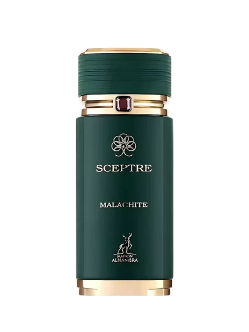 Perfume Maison Alhambra Sceptre Malachite 100ml frasco árabe unisex aromático fresco mandarina grosella lavanda vetiver