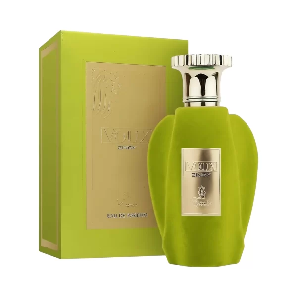 Paris Corner Voux Zingy 100ml frasco con caja perfume árabe unisex cítrico aromático fresco albahaca limón jazmín