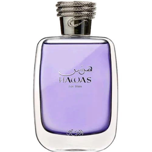 Rasasi Hawas For Him 100ml - Frasco Perfume Rasasi Hawas For Him 100ml frasco árabe hombre aromático acuático manzana bergamota canela ciruela ámbar gris