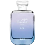 Perfume Rasasi Hawas Ice 100ml frasco árabe hombre aromático fresco manzana helada limón bergamota anís almizcle