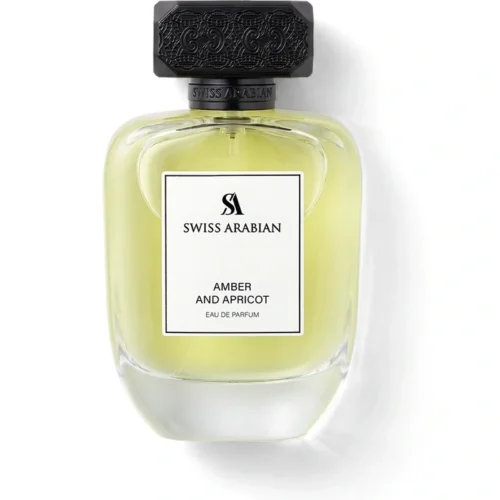 Perfume Swiss Arabian Amber and Apricot 100ml frasco árabe unisex frutal ambarino albaricoque higo uva vainilla