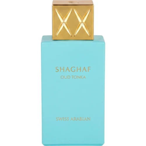 Swiss Arabian Shaghaf Oud Tonka 75ml - Frasco Perfume Swiss Arabian Shaghaf Oud Tonka 75ml frasco árabe unisex gourmand almendra canela azahar tonka vainilla
