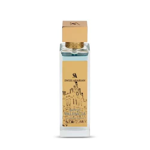 Swiss Arabian Spirit of Valencia 100ml - Frasco Perfume Swiss Arabian Spirit of Valencia 100ml frasco árabe unisex floral frutal limón manzana rosa jazmín gardenia ámbar