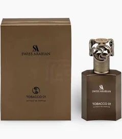 Swiss Arabian Tobacco 01 50ml frasco con caja perfume árabe unisex oriental especiado tabaco dulce atabacado