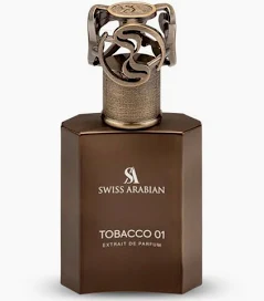 Swiss Arabian Tobacco 01 50ml - Frasco Perfume Swiss Arabian Tobacco 01 50ml frasco árabe unisex oriental especiado tabaco ciruela miel vainilla