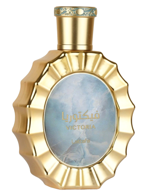 Lattafa Victoria 100ml - Frasco Perfume Lattafa Victoria 100ml frasco árabe unisex floral frutal gourmand tarta de limón merengada neroli vainilla