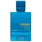 Perfume Al Haramain Aqua Dubai 100ml frasco árabe unisex aromático frutal bergamota melón piña almizcle