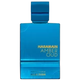 Perfume Al Haramain Aqua Dubai 100ml frasco árabe unisex aromático frutal bergamota melón piña almizcle