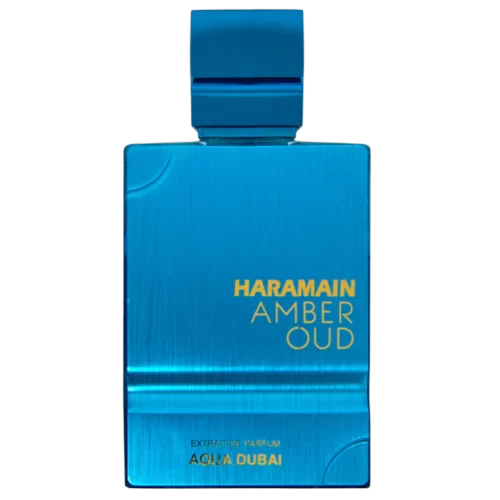 Perfume Al Haramain Aqua Dubai 100ml frasco árabe unisex aromático frutal bergamota melón piña almizcle