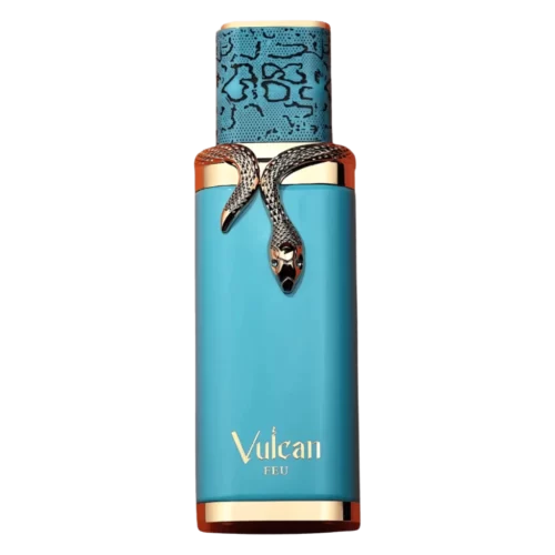 Perfume French Avenue Vulcan Feu 100ml frasco árabe unisex floral frutal tropical mango jengibre jazmín maderas