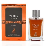 Maison Alhambra Your Touch Intense 100ml frasco con caja perfume árabe unisex oriental vainilla toffee canela tonka